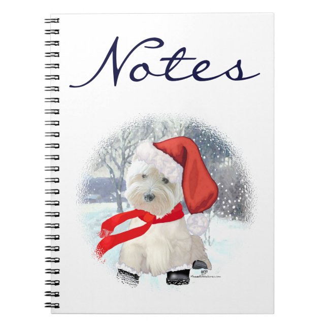 Santa in Boots Notebook (Front)
