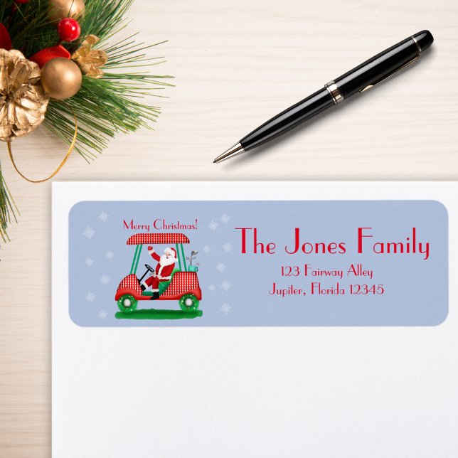 Santa In Golf Cart Merry Christmas!  (Creator Uploaded)