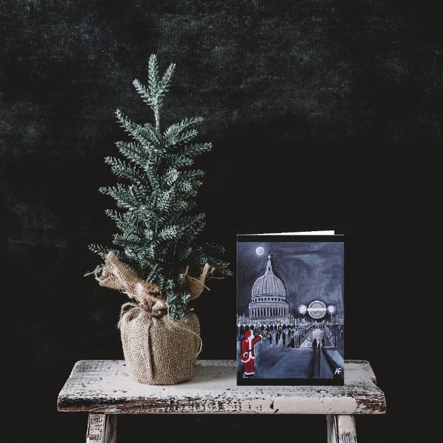 Santa in London Painting by Alfred Fox Card (Creator Uploaded)