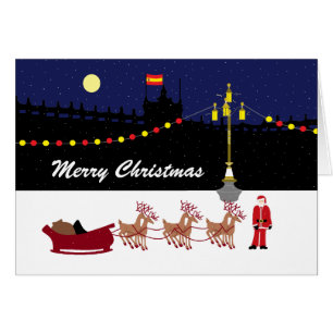 Santa In Madrid Christmas