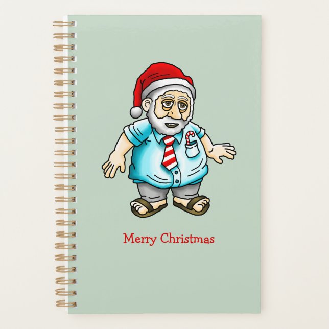 Santa in Sandals Planner (Front)