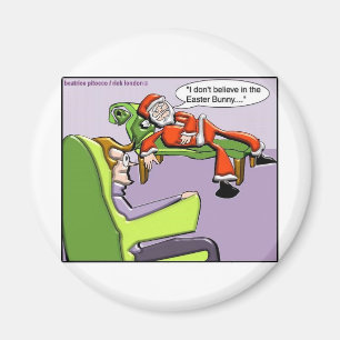 Santa In Therapy Funny Christmas Gifts & Tees Magnet