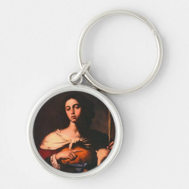Santa Inés (by Guarino, 1650) Key Ring (Front)