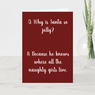 **SANTA IS A JOLLY MAN** CARD