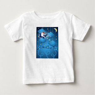 Santa is Coming  Baby T-Shirt