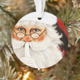 Santa is Coming Fun Kid Christmas Inspirivity Ornament