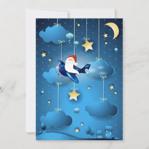 Santa is Coming Invitation