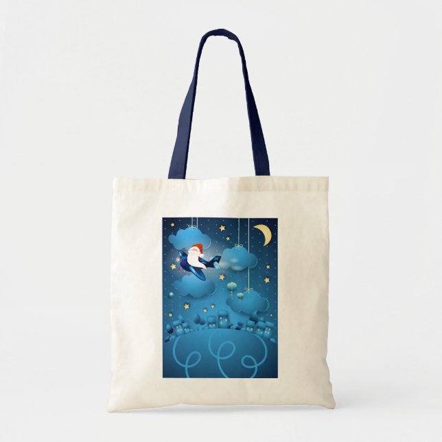 Santa is Coming  Tote Bag (Front)