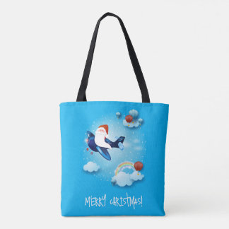 Santa is Coming Tote Bag