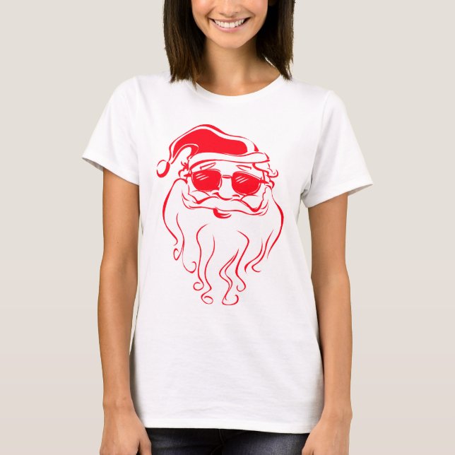 Santa is cool T-Shirt (Front)