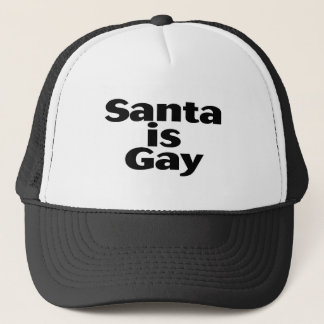 Santa Is Gay Trucker Hat