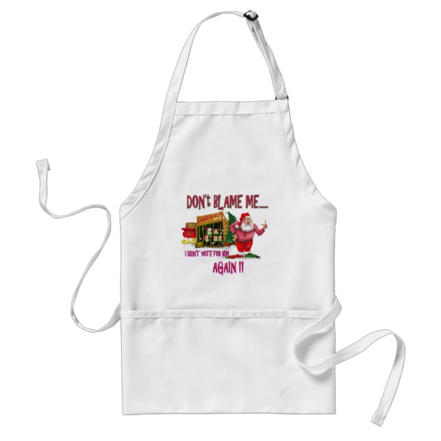 Santa is in Poverty election joke 2012 Standard Apron (Front)