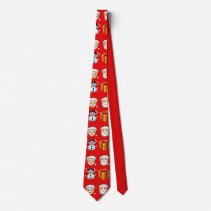 Santa is in town tie