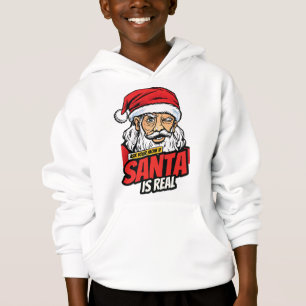 Santa Is Real – Ask Your Mum Pop Art Winking Santa