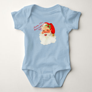 Santa I've been good Personalise Christmas Baby Bodysuit