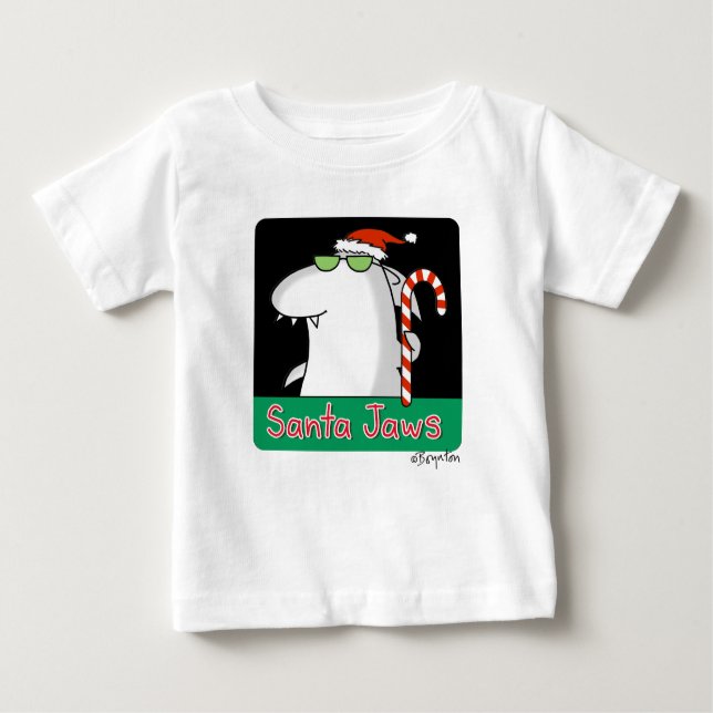 Santa Jaws Baby T-Shirt (Front)