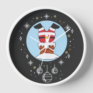 Santa Jolly Hohoho Clock