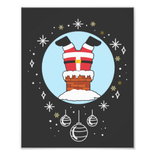 Santa Jolly Hohoho Photo Print