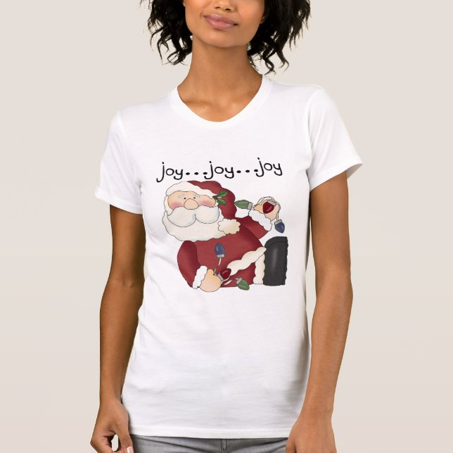 Santa Joy T-shirts and gifts (Front)