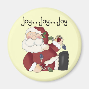 Santa Joy T-shirts and gifts Magnet