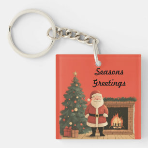 Santa Key Ring