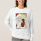 Santa Kiss for Chihuahua Dog Art Christmas Hoodie