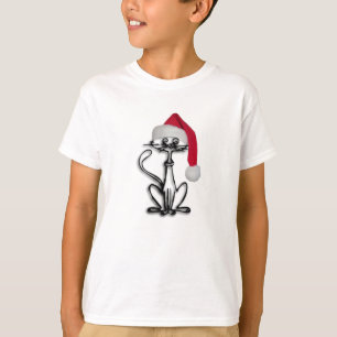 Santa Kitty T Shirt