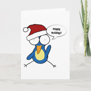 Santa Kiwi Christmas Card