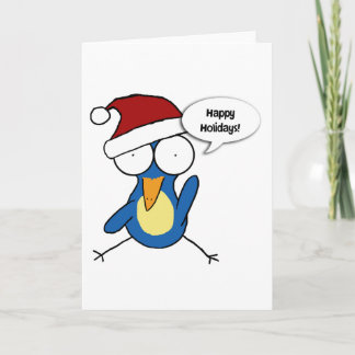 Santa Kiwi Christmas Card