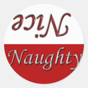 Santa Knows Naught Nice Holiday Envelope Seals