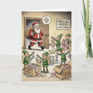 Santa Knows 'The Secret' Card