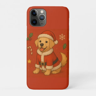 Santa Labrador Retriever Dog Cute Christmas Case-Mate iPhone Case