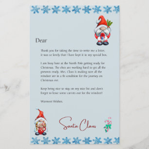 Santa Letter Customisable Christmas Letter