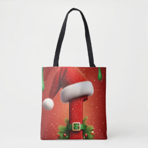 Santa Letter I With Christmas Ornament Style 🎄 Tote Bag