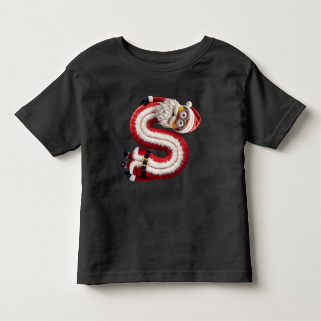 Santa letter S Toddler T-Shirt (Front)