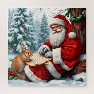 Santa Letter Scene For Cosy Christmas Family Fun Jigsaw Puzzle
