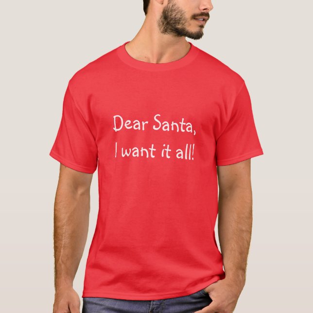 Santa List T-Shirt (Front)