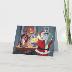 Santa Lost in NYC Interfaith Holiday Card