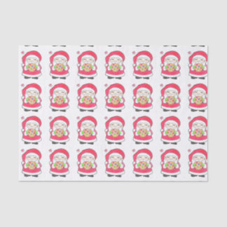Santa Loves Cookies Tissue Paper