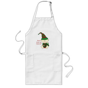 Santa loves my cookies!-Baby SantaI Long Apron