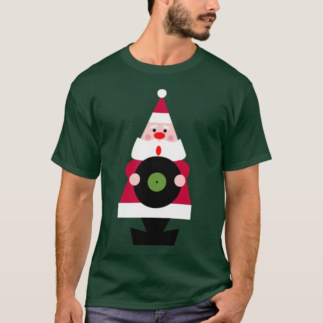 Santa Loves Vinyl Tee (Front)