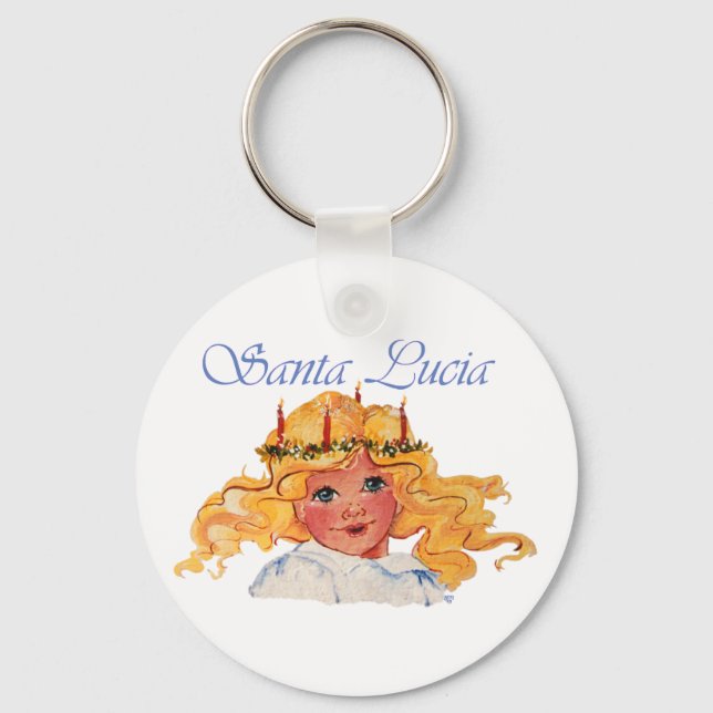 Santa Lucia Key Ring (Front)