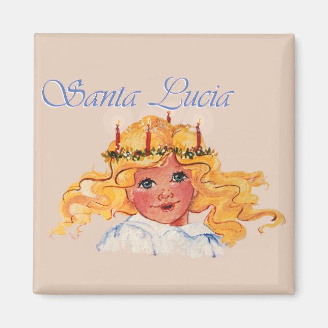 Santa Lucia Magnet (Front)