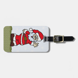 Santa Luggage Tag