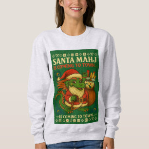 Santa Mahj Ugly Sweater Sweatshirt