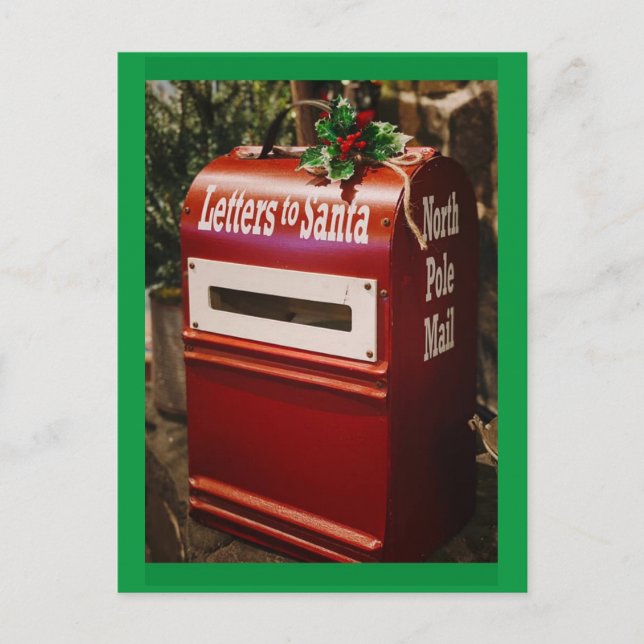 Santa Mailbox Postcard (Front)