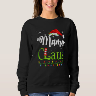 Santa Mama Claus Christmas Matching Family Sweatshirt