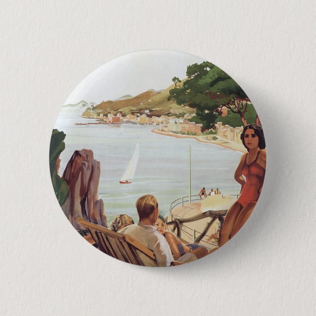 Santa Margherita Ligure 6 Cm Round Badge (Front)