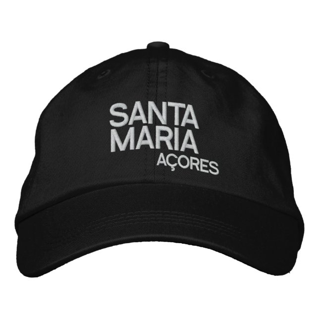 Santa Maria  Azores Adjustable Hat (Front)