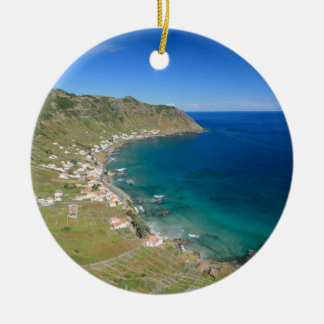 Santa Maria - Azores Ceramic Tree Decoration